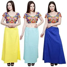 ANANT CREATION Multicolour 8 Part Pure Cotton Petticoat-image-14