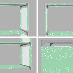 sb07 10 Layer Multipurpose Portable SpaceSaving Cloth/Shoe/Books Shelf Home & Office Metal Open Book Shelf image 5