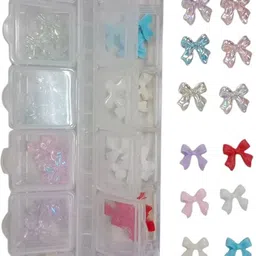 m trading 3D BOW Nail Decorations - 48 PCS image 2