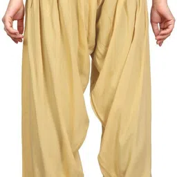 fashion gallery Viscose Rayon Solid Patiala image 5