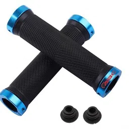 byking Premium Quality Cycling Lock-on Anti-slip Bicycle Handle Grips (Blue) Bicycle Handle Grip-picture-20