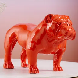 shaze Orange Resin Angus Orange 40 Inch Figurines (1 Pc)-picture-32