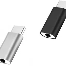 FUZION Multicolor PACK OF 2 TYPE C TO 3.5MM EARPHONE JACK AUDIO ADAPTER Phone Converter-image-78