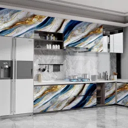 shreeji sqaure Vinyl Abstract White Wallpaper image 5