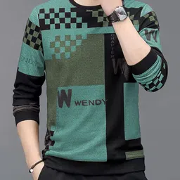 sti Men Printed Round Neck Polyester Purple T-Shirt-picture-15