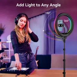 Mabron 12 inch ring Selfie Flash With Tripod image 3