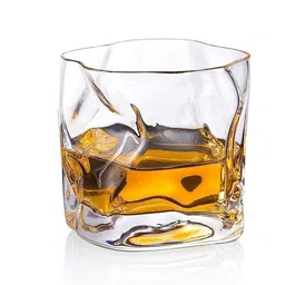 (Pack of 4) 101_New4_ KMZD-4 pcs crumpled_okechuku pack of 4 Glass Set Water/Juice Glass-image-4