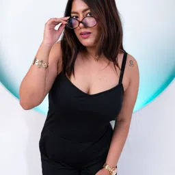 bare blitz Solid Women Jumpsuit image 4