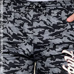 rk costing Pack of 2 Printed Women Black, Grey Regular Shorts image 4