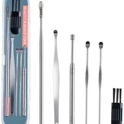 Ear Wax Cleaner Ear Cleaning Tools kit Stick Set Spring Curette Earwax Remover-image-48