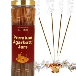 jothishi Premium Parijat Fragrance Long Lasting Relaxing Aroma Incense Sticks for Puja Meditation, Yoga, Aromatherapy, Home & Office Use image 1
