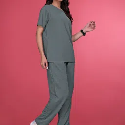 jk creation Self Design Women Track Suit image 3