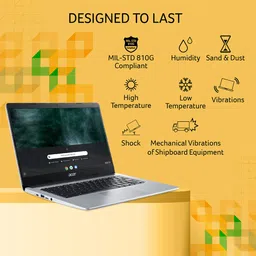 Acer Chromebook Intel Celeron Dual Core N4500 - (8 GB/128 GB EMMC Storage/Chrome OS) CB314-3H-C5QE/ CB314-3H-C0BZ Chromebook image 2