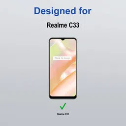 Zapcase Edge To Edge Tempered Glass for Realme C33 image 2