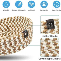 ncs Jute Small box mini rope storage basket woven brown hamper, baby basket, organizer, Storage Basket image 4
