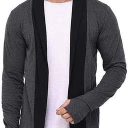 indiforce Men Full Sleeve Grey Shrug-picture-19