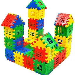 midhash Happy House Building Blocks, Learning/Educational Puzzle Toy,Best Gift for Kids image 3