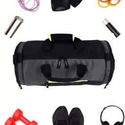house of common 25 L Gym Duffel Bag - Sports Gym Bag Travel Duffel Bag(S-18*11) - Green image 4