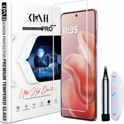 KLAH Tempered Glass Guard for MOTOROLA Edge 60 Fusion 5G, Advanced HD+ Curved UV Gorilla Glass-image-3