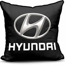 meefactory Black Polyester Car Pillow Cushion for Hyundai image 4