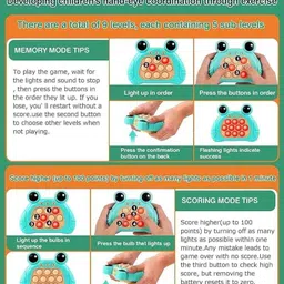 joyful journey Pop Fidget Game – 4-Mode Pattern Popping Toy + [Free Flash Card] image 3