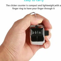rhonnium ® Hand Tally Counter, Digital Pitch Counter Clicker Analog Tally Counter image 3