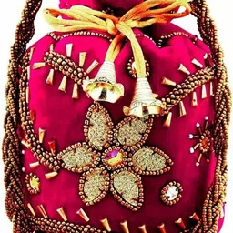 accessorizeme Women Pink Potli-picture-11