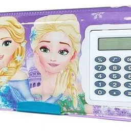 royal krafts Calculator Princess Art Plastic Pencil Box-picture-19