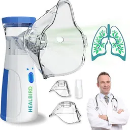 HEALBIRD Mini Portable Mesh Nebulizer for Adults & Kids [USB & Battery operated] Nebulizer-picture-22