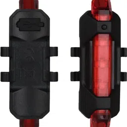 rebound Imported Bicycle Rear Light 5 LED USB Rechargeable Waterproof Bell image 3