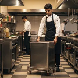 hm evotek Stainless Steel Kitchen Trolley image 3
