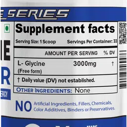 nutrija L-Glycine Powder 100% Pure 3000mg Per Serving - Support Healthy Sleep image 3