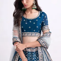 ladali Embroidered Semi Stitched Lehenga Choli image 4