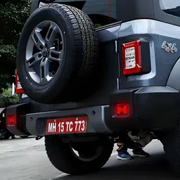 colourline REFLECTOR LIGHT/THAR BUMPER LIGHT (set of 2) WITH INDICATOR AND MATRIX Car Reflector Light image 2