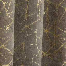 kraftiq homes 214 cm (7 ft) Velvet Room Darkening Door Curtain (Pack Of 2) image 5