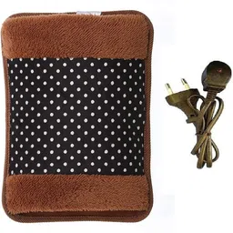 velora Velvet Hot bag with Charging Cord Heating Bag for Back, Neck, Knee & Cramps Electrical 1 L Hot Water Bag-picture-35