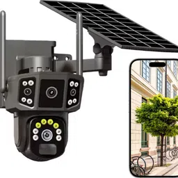 OneXsale 4G 4MP Solar PTZ CCTV Camera Outdoor with 3 Lens, Motion Detection, Night Vision Security Camera-image-99