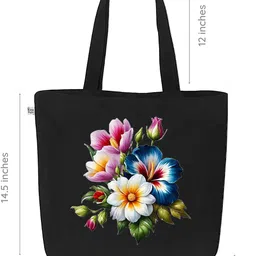 the fashion peepa Women Black Tote image 5