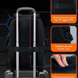 hp Medium 30 L Laptop Backpack X Entry Backpack Light weight Upto 15.6 Inches Laptop Backpack image 5