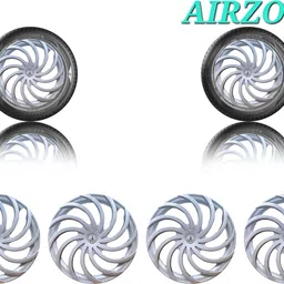 airzone CAR WHEEL CAP/WHEEL COVER SNAK DEGINE "SILVER" 13 INCH Wheel Cover For Maruti Eeco, Esteem, A-Star, Alto K10, Indica, Zen Estilo, Accent, i10, Spark, Wagon R LXI image 2