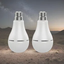 guggu Emergency bulb 12W LED & 2000mAh battery 4hrs inverter light pack of 2 bulbI3329 4 hrs Bulb Emergency Light-picture-10