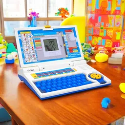 mahi zone Educational English Learner Laptop with Mouse for Kids 20 Activity Games_M479 image 1