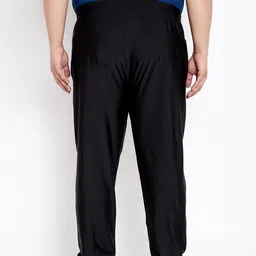 bigbanana Men Solid Black Track Pants image 4