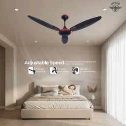 dysor 50W Energy Efficient Fan | 3 Blade Premium Designer | Ultra Quiet 400 RPM Motor with 12 Months Warranty Ultra High Speed 1200 mm Ceiling Fan image 3