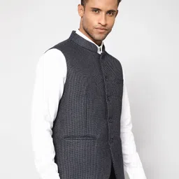 cantabil Solid Men Waistcoat image 3