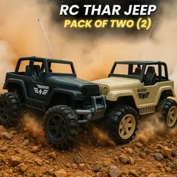 memobees Jeep Climber Off‑Road, 5D LED Lights & Rechargeable Battery image 1