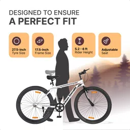 urban terrain Galaxy 27.5T High Performance MTB Cycles For Men With Complete Accessories 29 T (inch) Road Cycle image 5