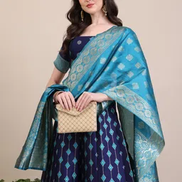 harshiv textile Embellished, Floral Print, Self Design Semi Stitched Lehenga Choli image 5