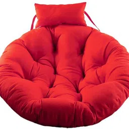 Cotton Cushion Pack of 1 Solid HomeCrest Outdoor/Balcony/Garden Hanging Swing Round image 2