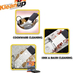 pranay's kleanup Stainless Steel Scrub Pad for Utensils Dish Washing Durable Rust-Free Pack of 1 Scrub Pad, Stainless Steel Scrub, Scrub Sponge image 4